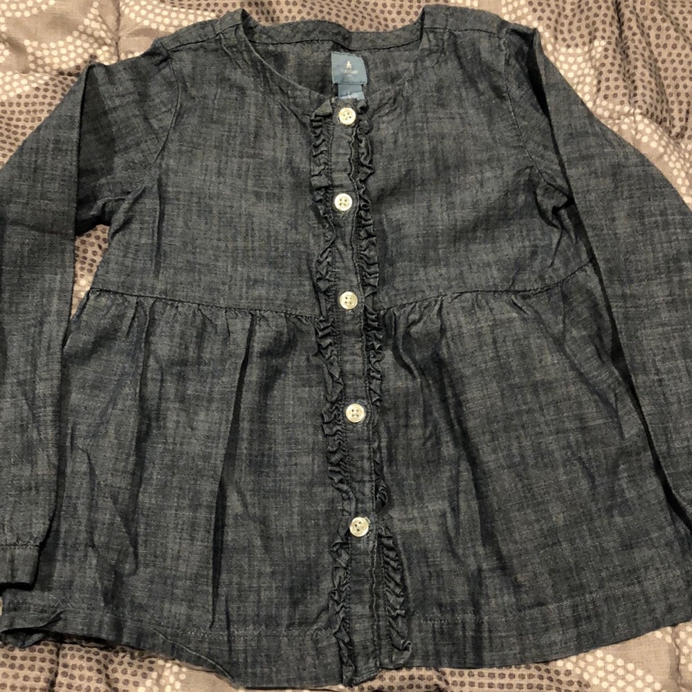 Gap Girl Denim Shirt Size 5 Years